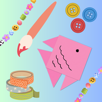 Decorative image showing different types of crafts