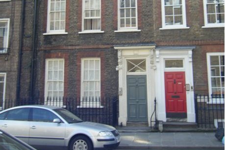 Street view of the staff accommodation in Great Ormond Street