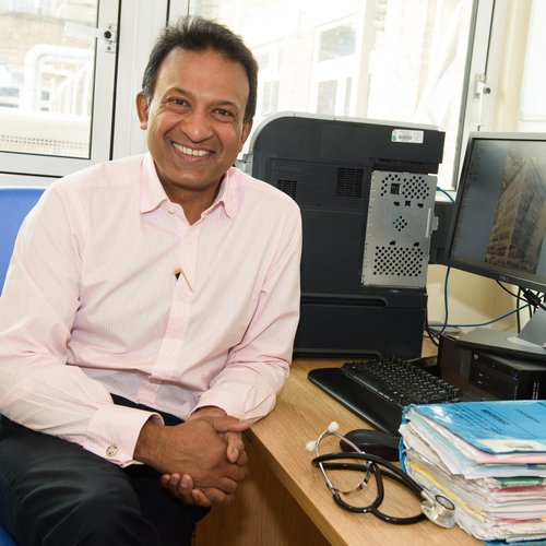 Photo of Bobby Gaspar at his desk