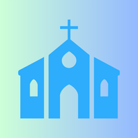 Decorative imaging showing a church