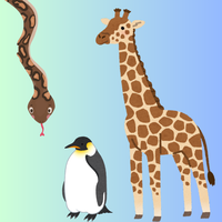 Decorative image of zoo animals