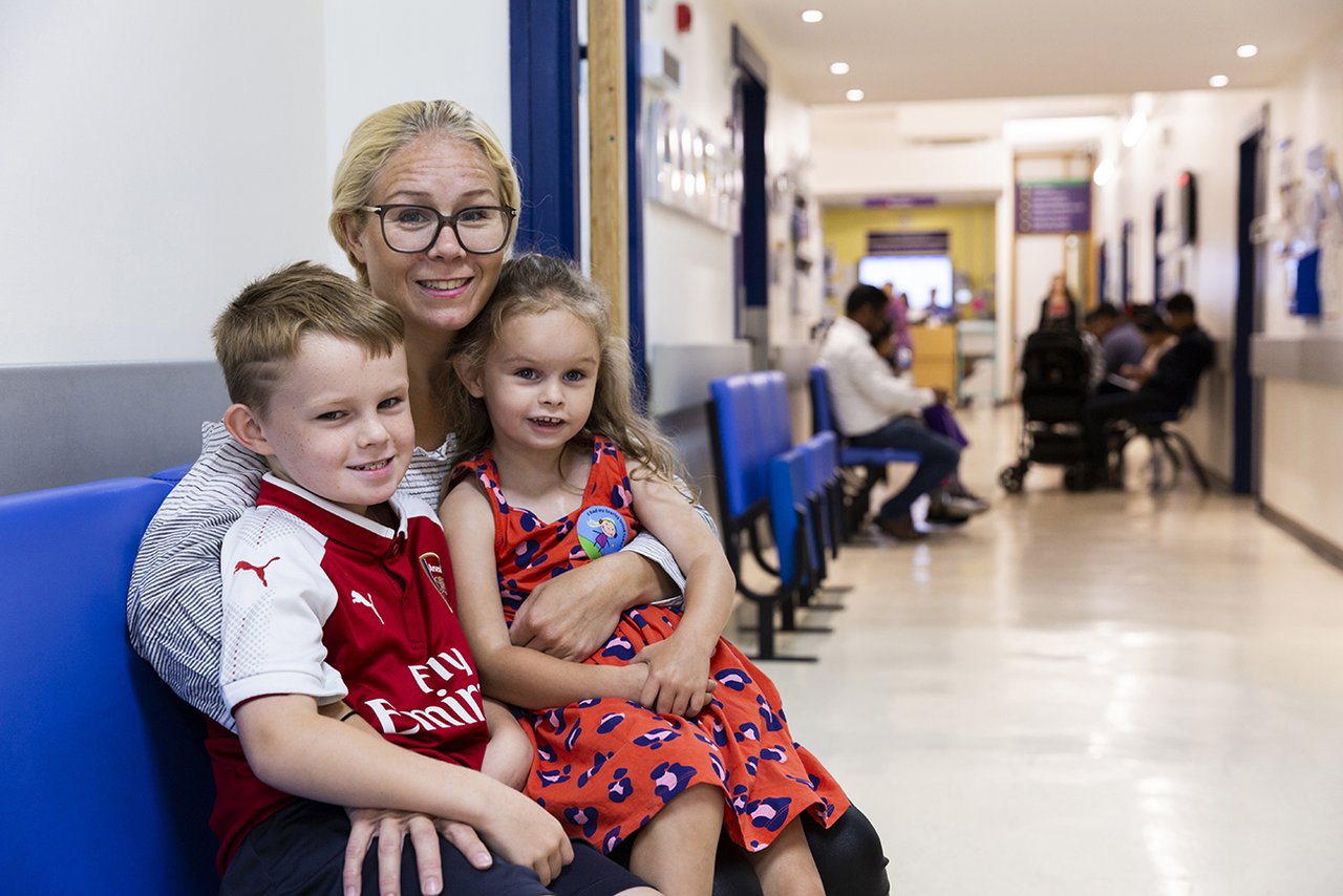 Patient Rosey and family
