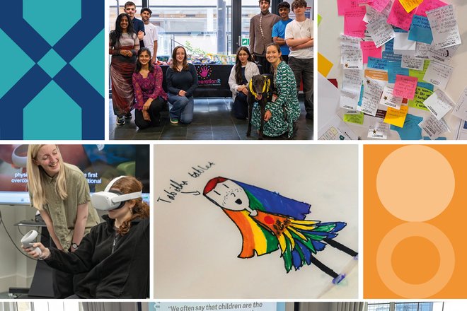 Collage of PPIE pictures for PPIE impact report