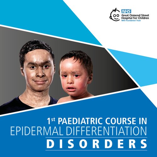 Photo of child at young and older age with course title