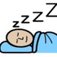 A person sleeping in bed