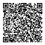A black and white QR code