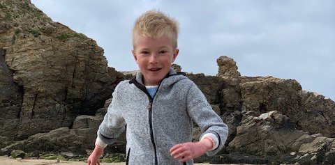 Gabrielius in the sea