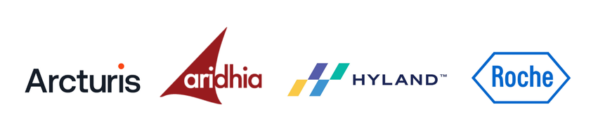 arcturis, ardihia, hyland and roche logos